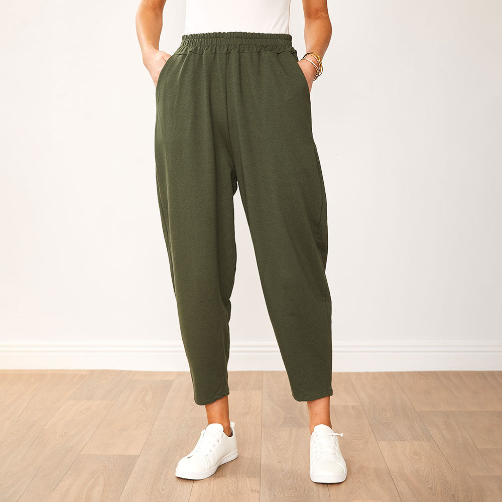 Blaire Trousers (Khaki) - The Casual Company