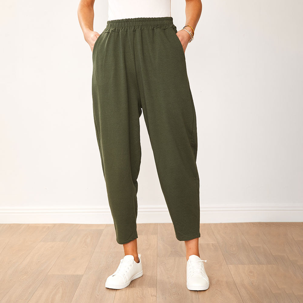 Blaire Trousers (Khaki) - The Casual Company