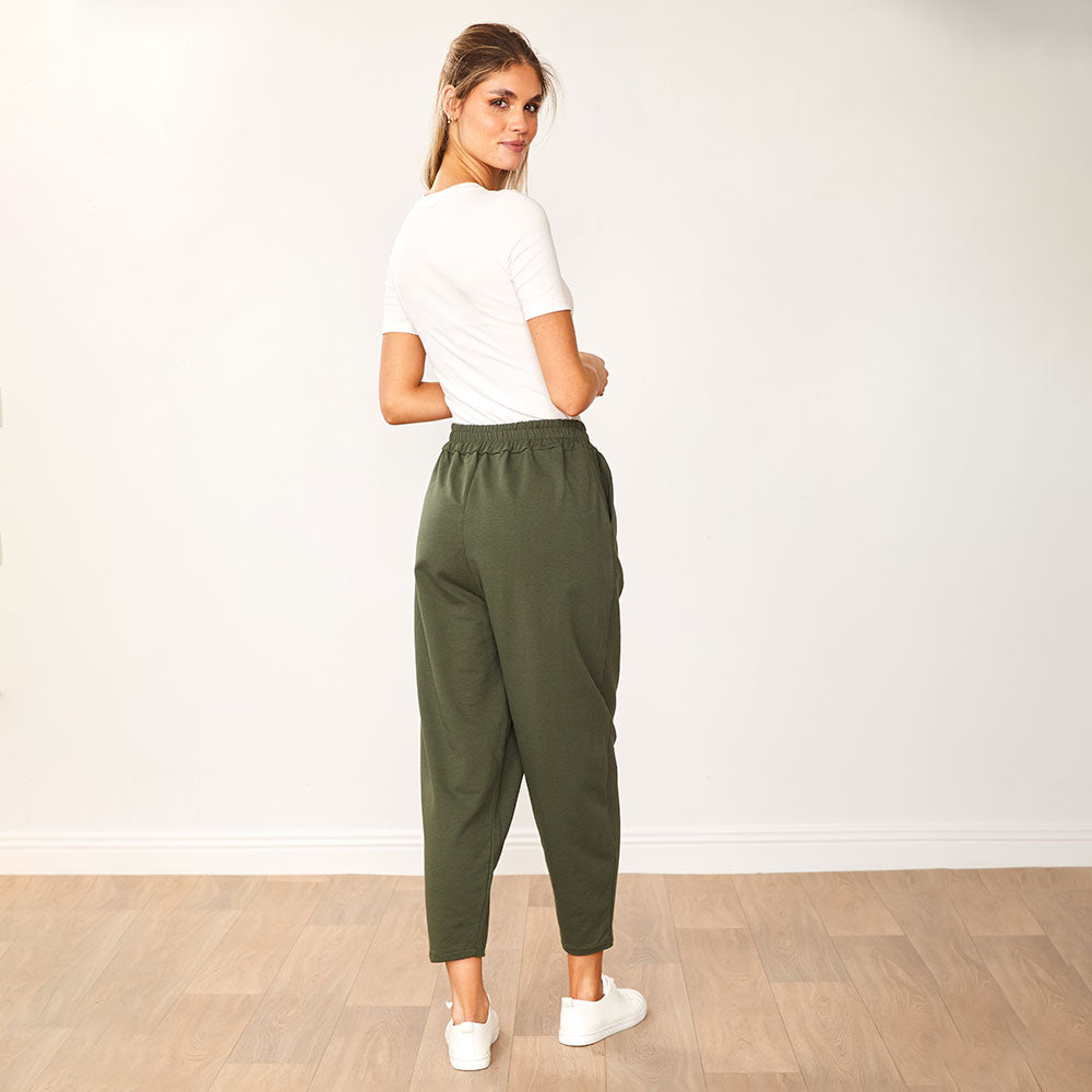 Blaire Trousers (Khaki) - The Casual Company