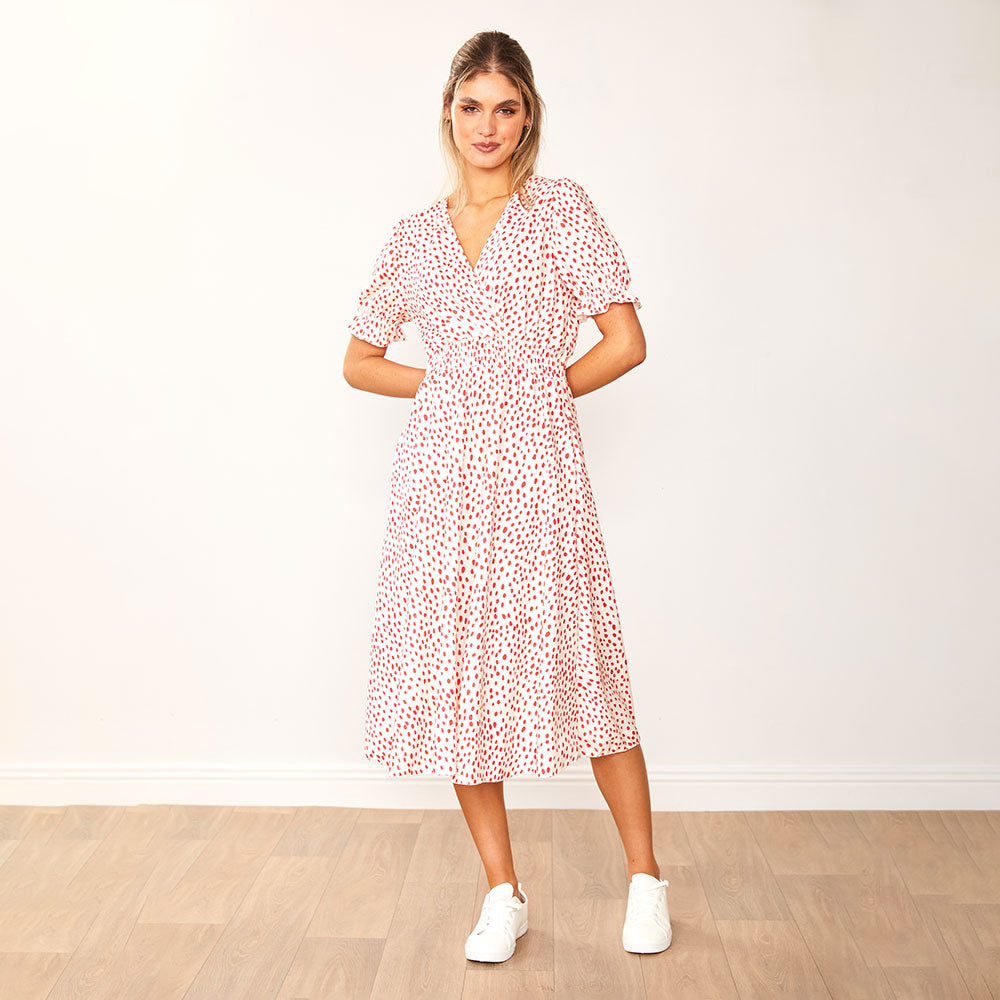 Belle Dress (Red Polka Dot) - The Casual Company