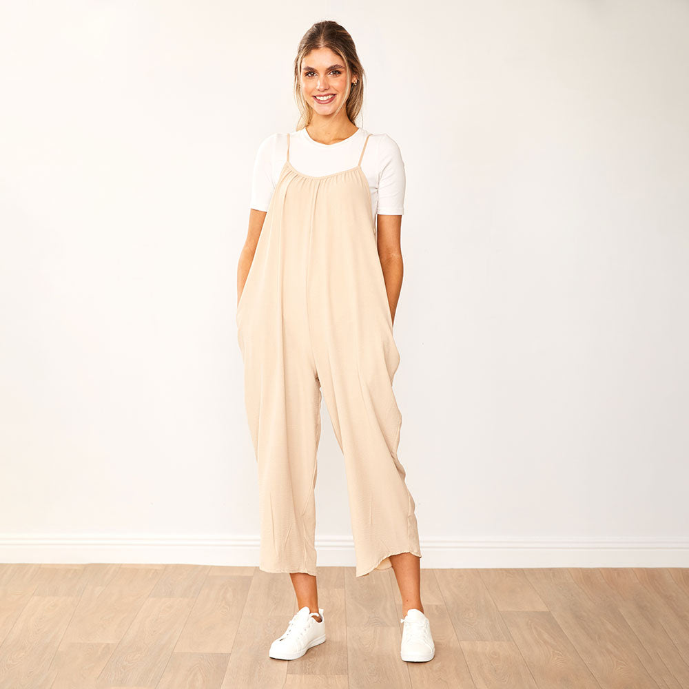 Lennie Jumpsuit (Taupe)