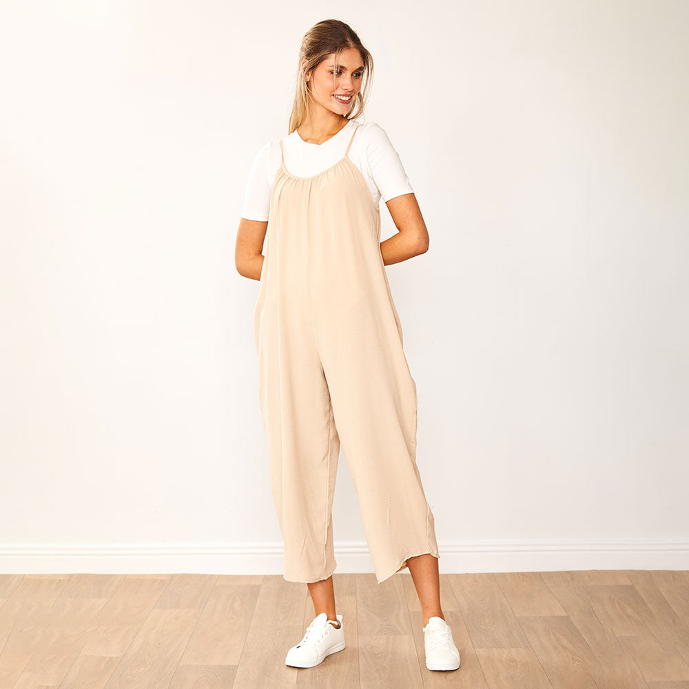 Lennie Jumpsuit (Taupe)