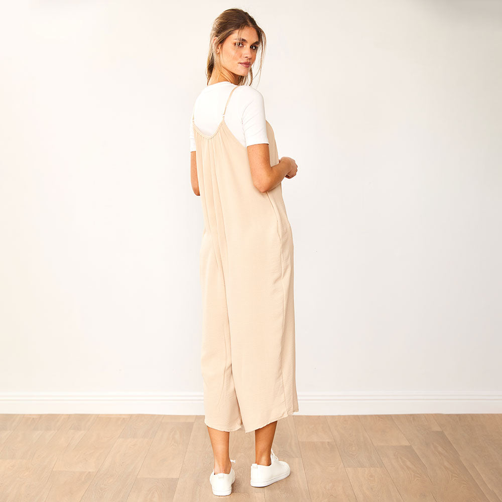 Lennie Jumpsuit (Taupe)