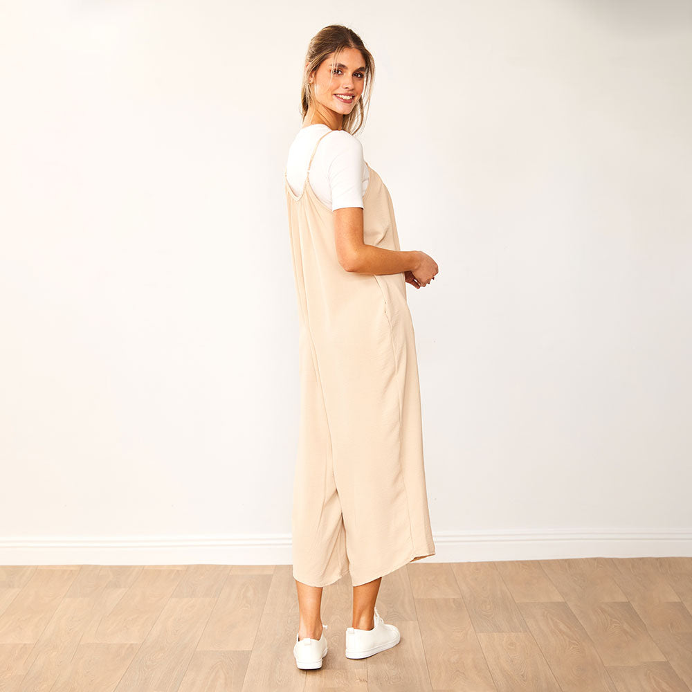 Lennie Jumpsuit (Taupe)