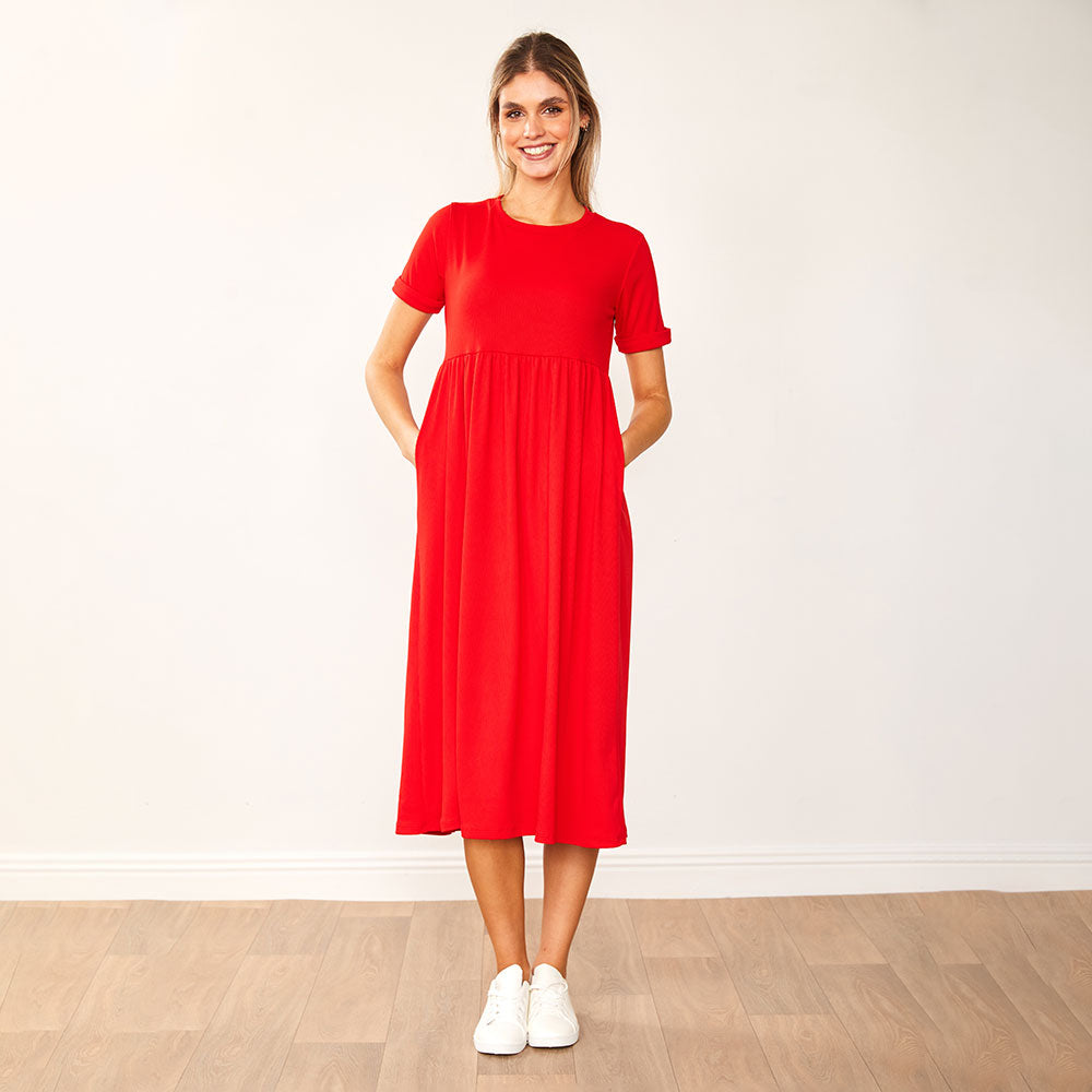 Ely Dress (Red)