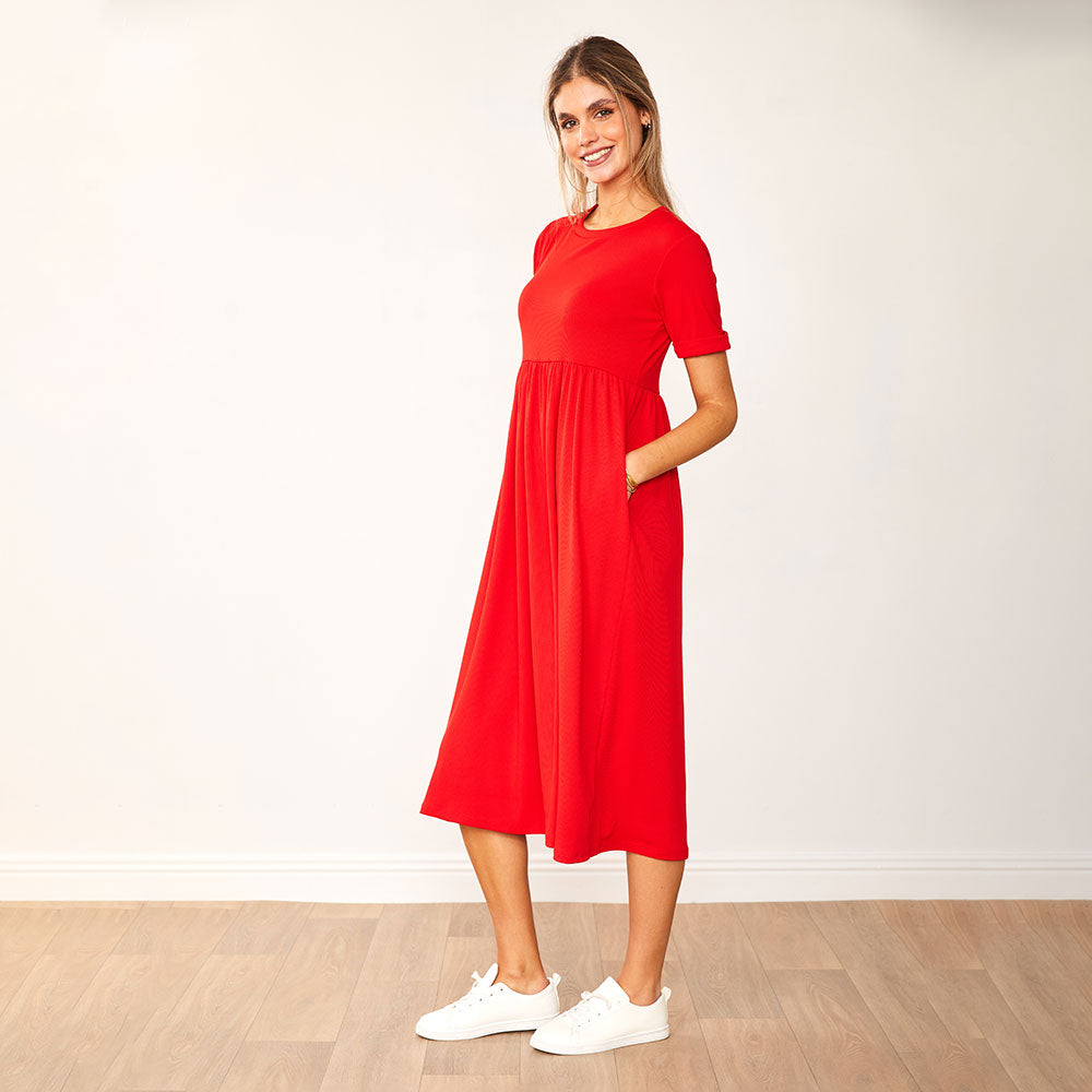 Ely Dress (Red)