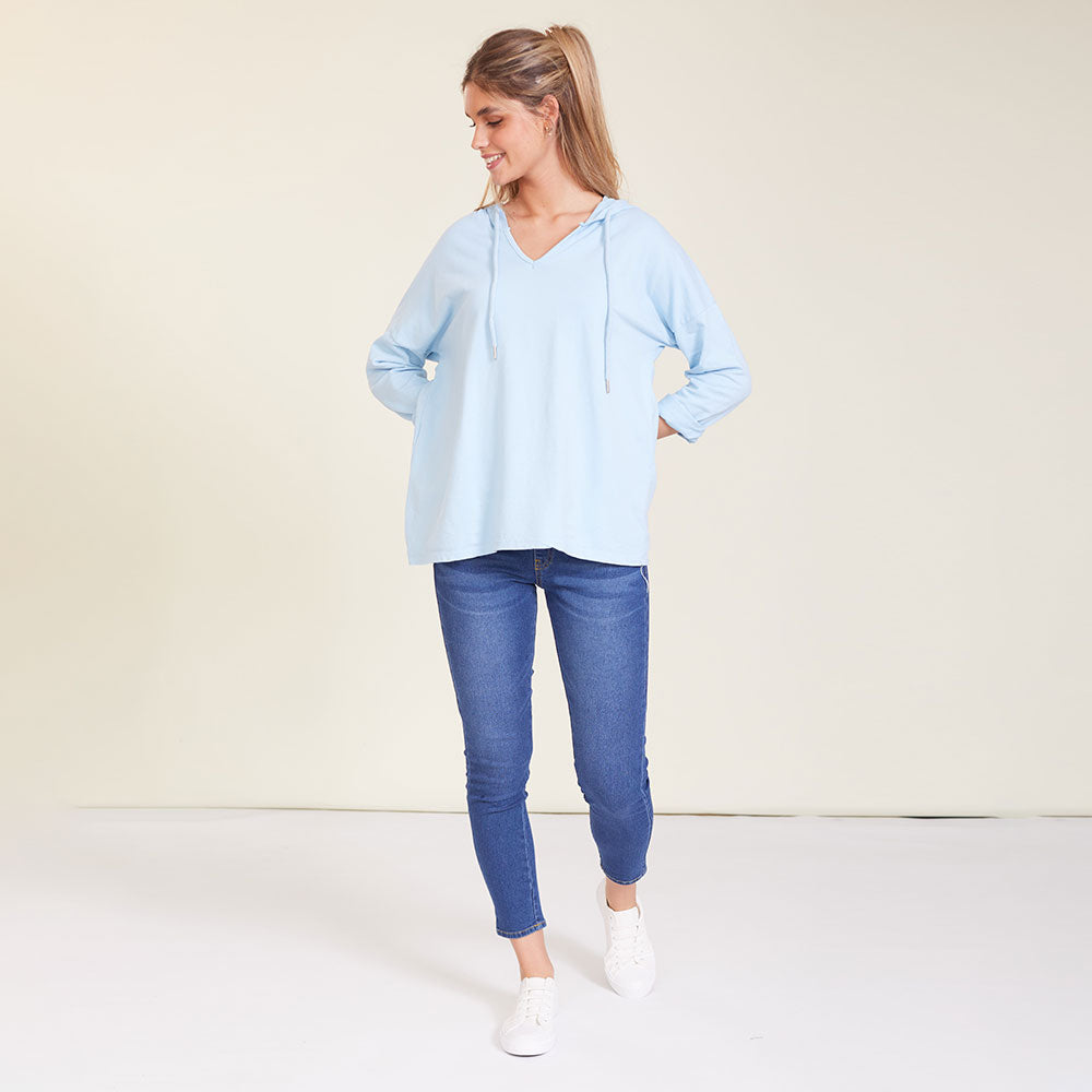 Barker Hoody (Baby Blue) - The Casual Company