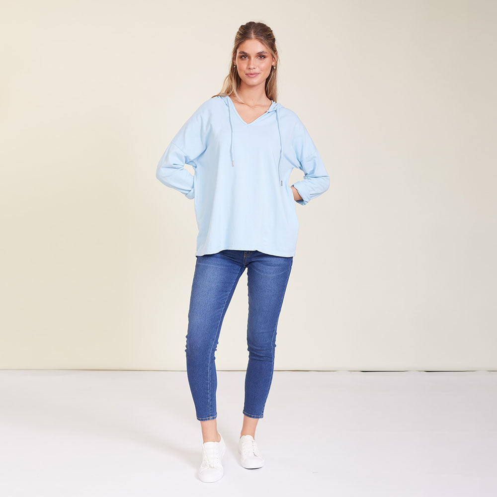 Barker Hoody (Baby Blue) - The Casual Company