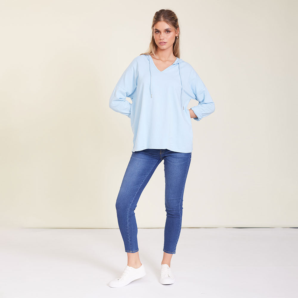 Barker Hoody (Baby Blue) - The Casual Company