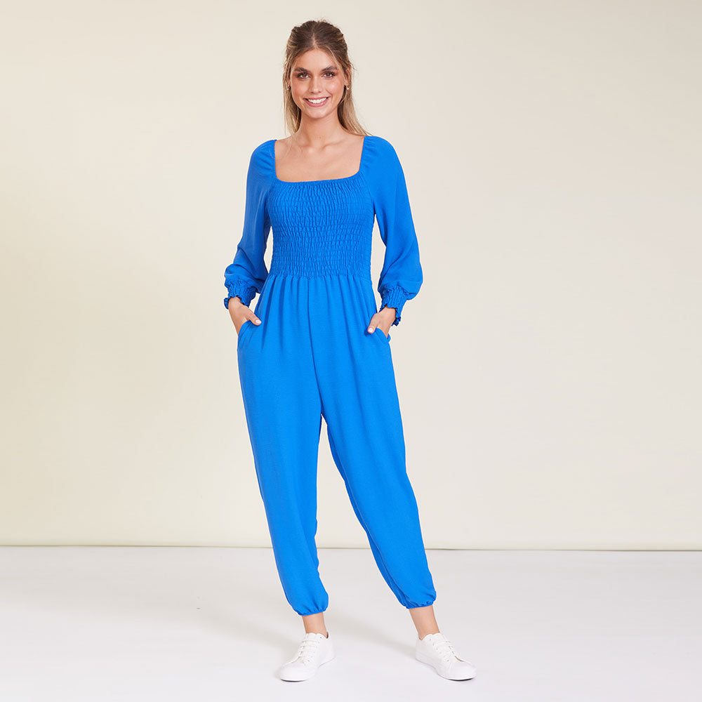 Luna Jumpsuit (Cobalt)