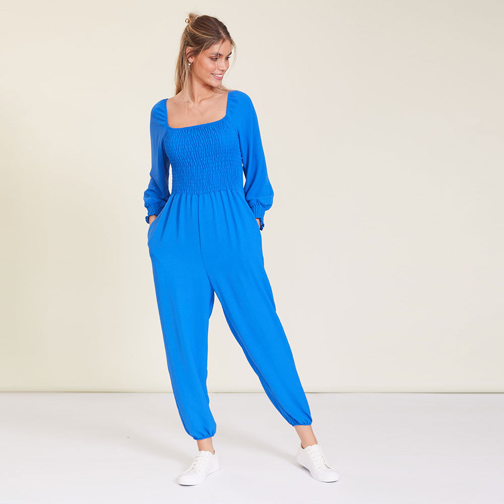 Luna Jumpsuit (Cobalt)