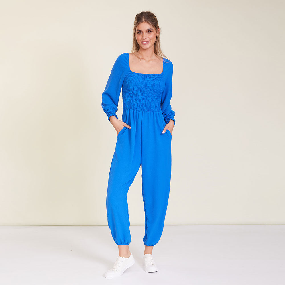 Luna Jumpsuit (Cobalt)