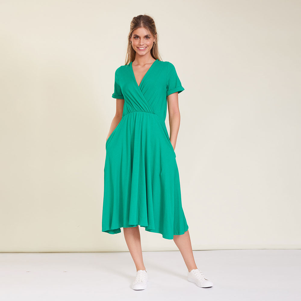 Archie Dress (Green) - The Casual Company