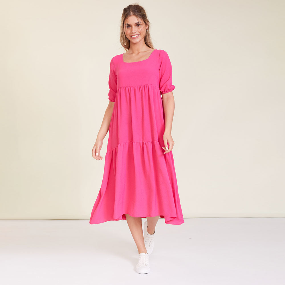 Robyn Dress Pink The Casual Company