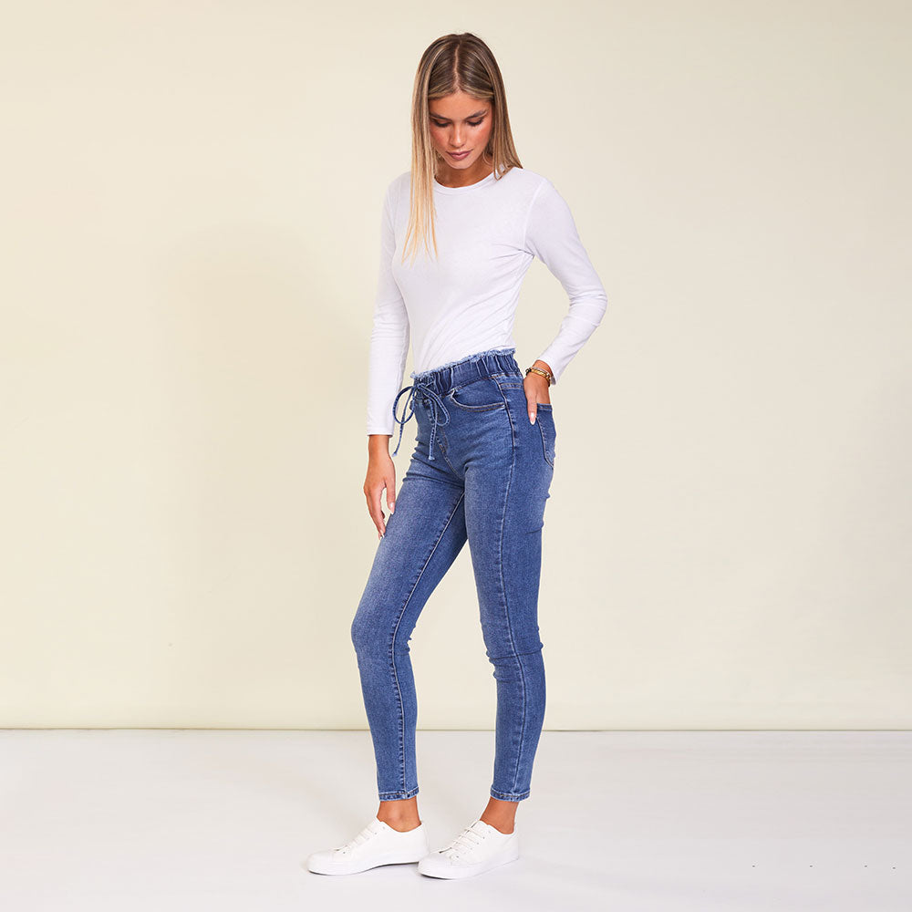 Blue jeggings cheap uk