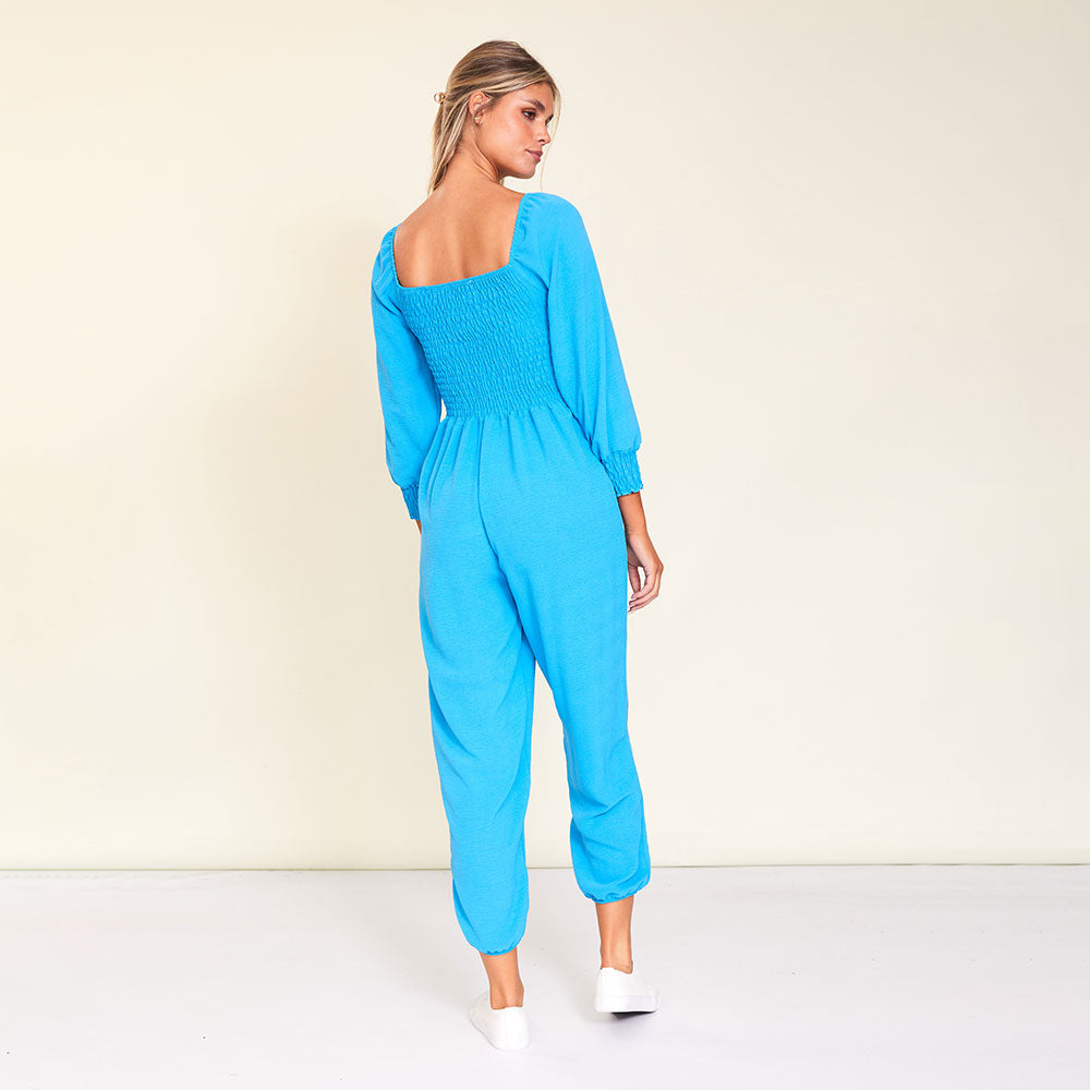 Luna Jumpsuit (Aqua)