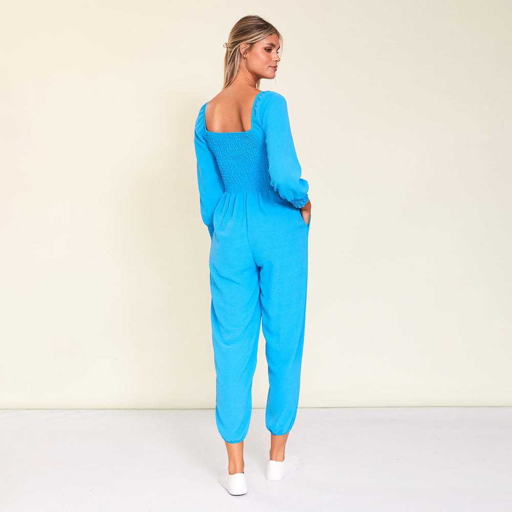 Luna Jumpsuit (Aqua)