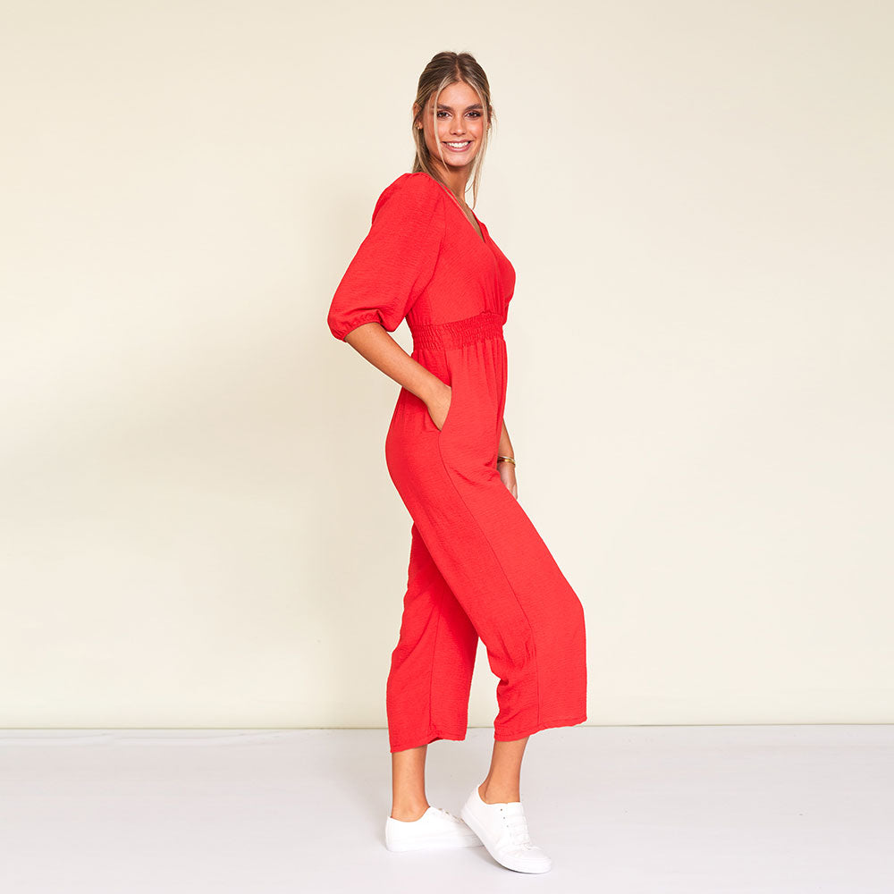 Lexi Jumpsuit (Red)