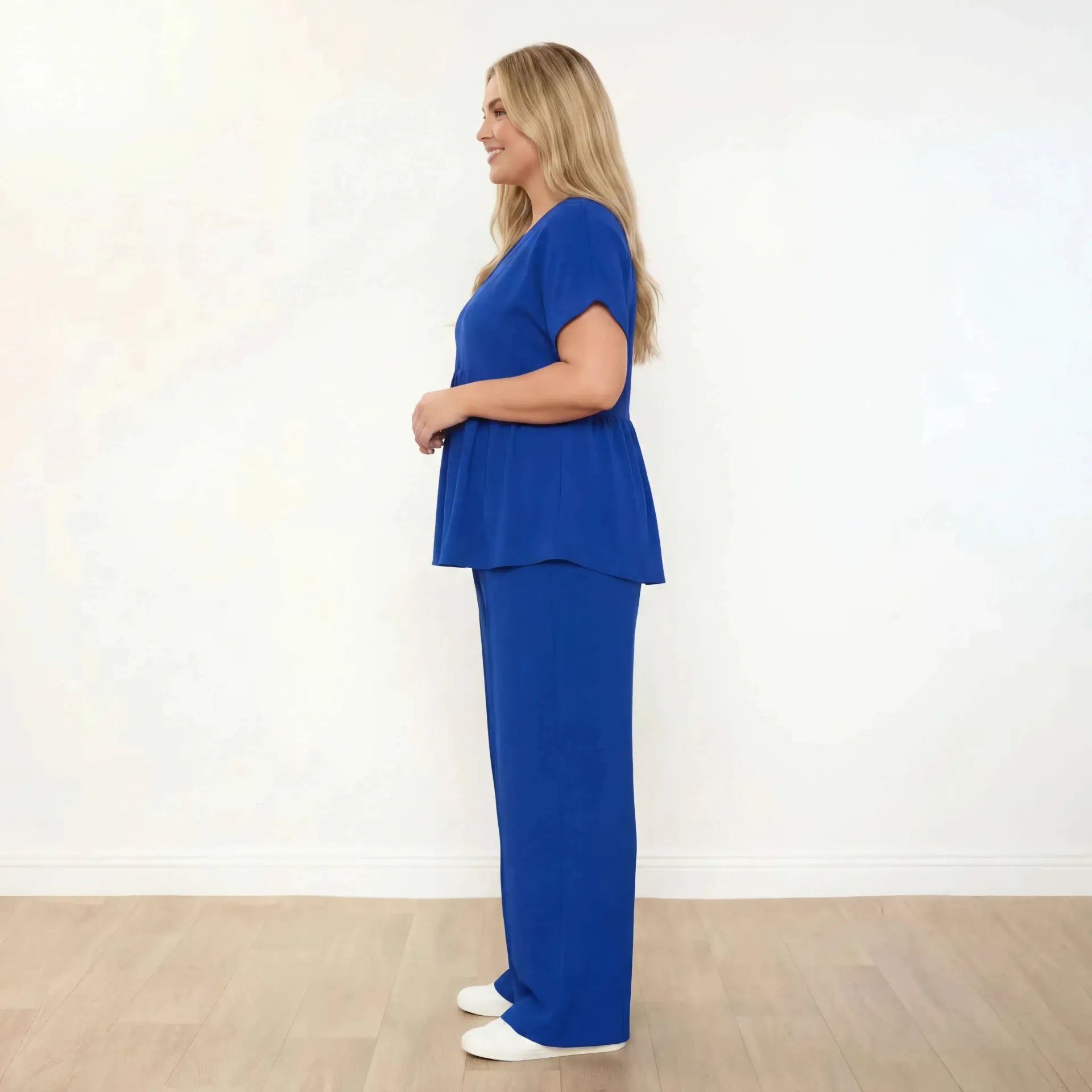 Tommy Co-Ord in cobalt – women's co-ord set – view 6