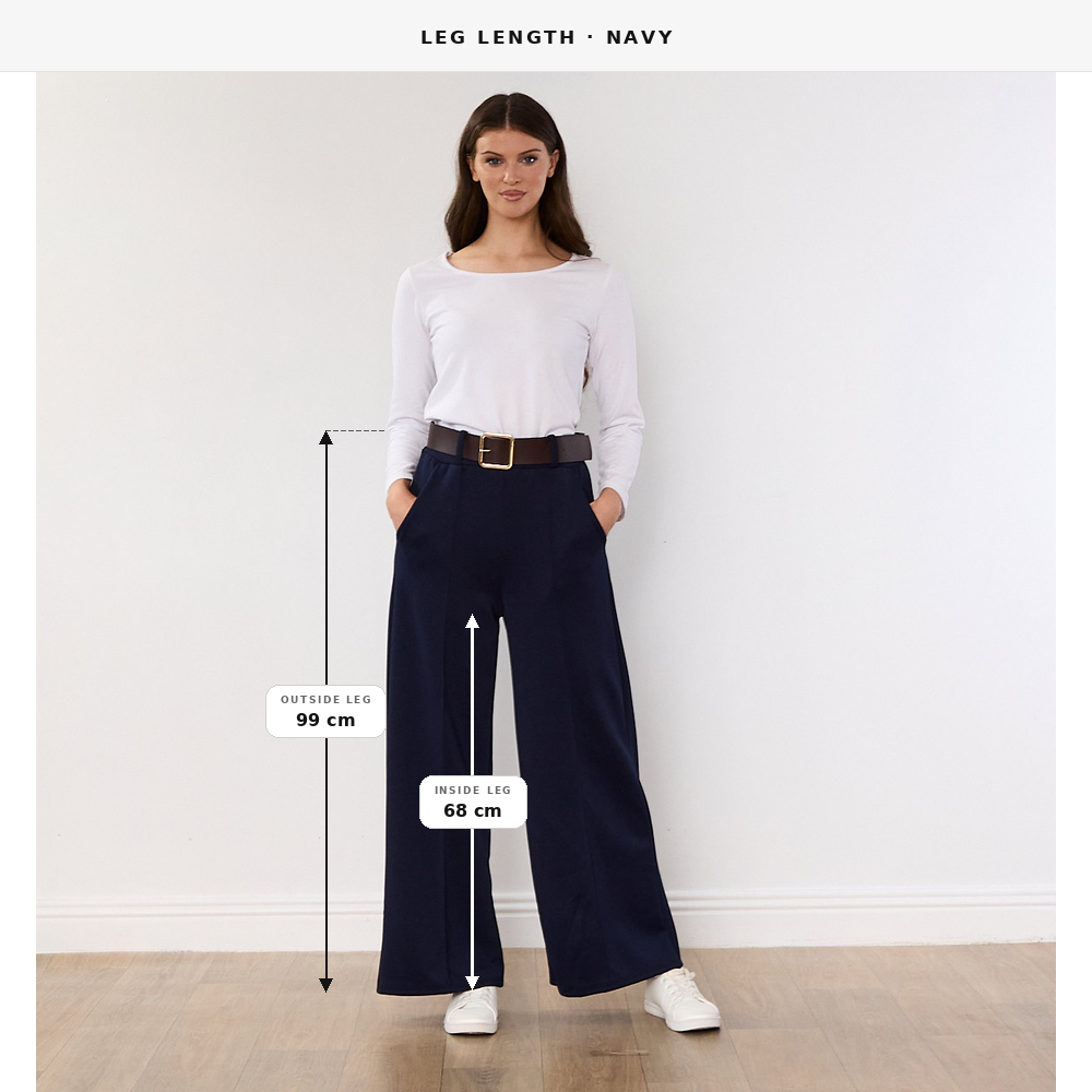 Ellana Trousers (Navy)