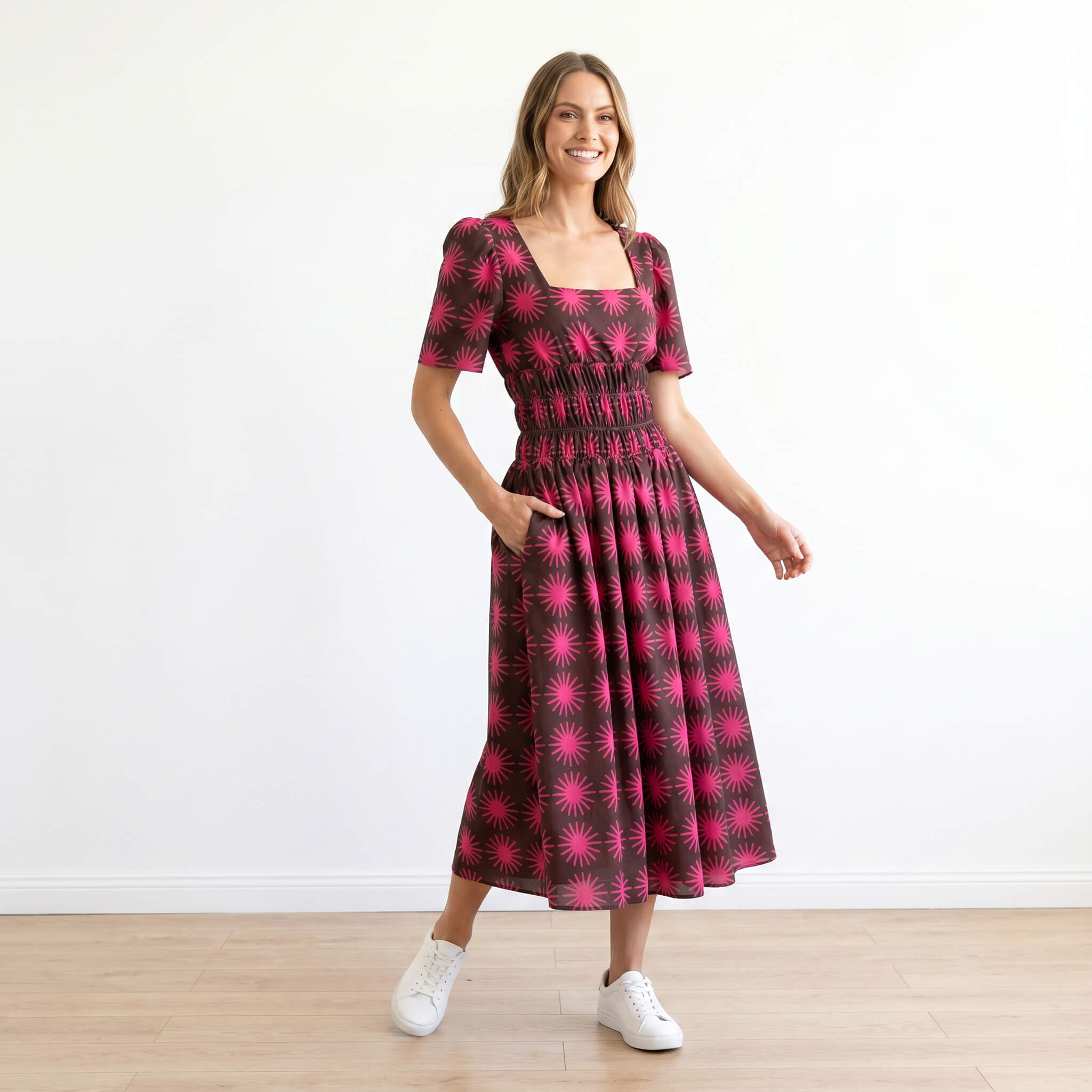 Iris Dress (Pink Sun)
