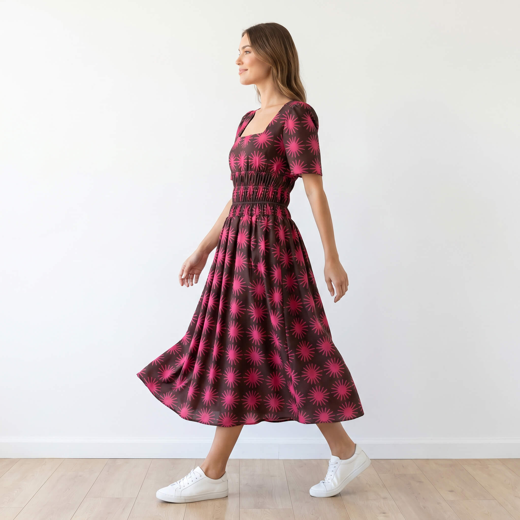 Iris Dress (Pink Sun)