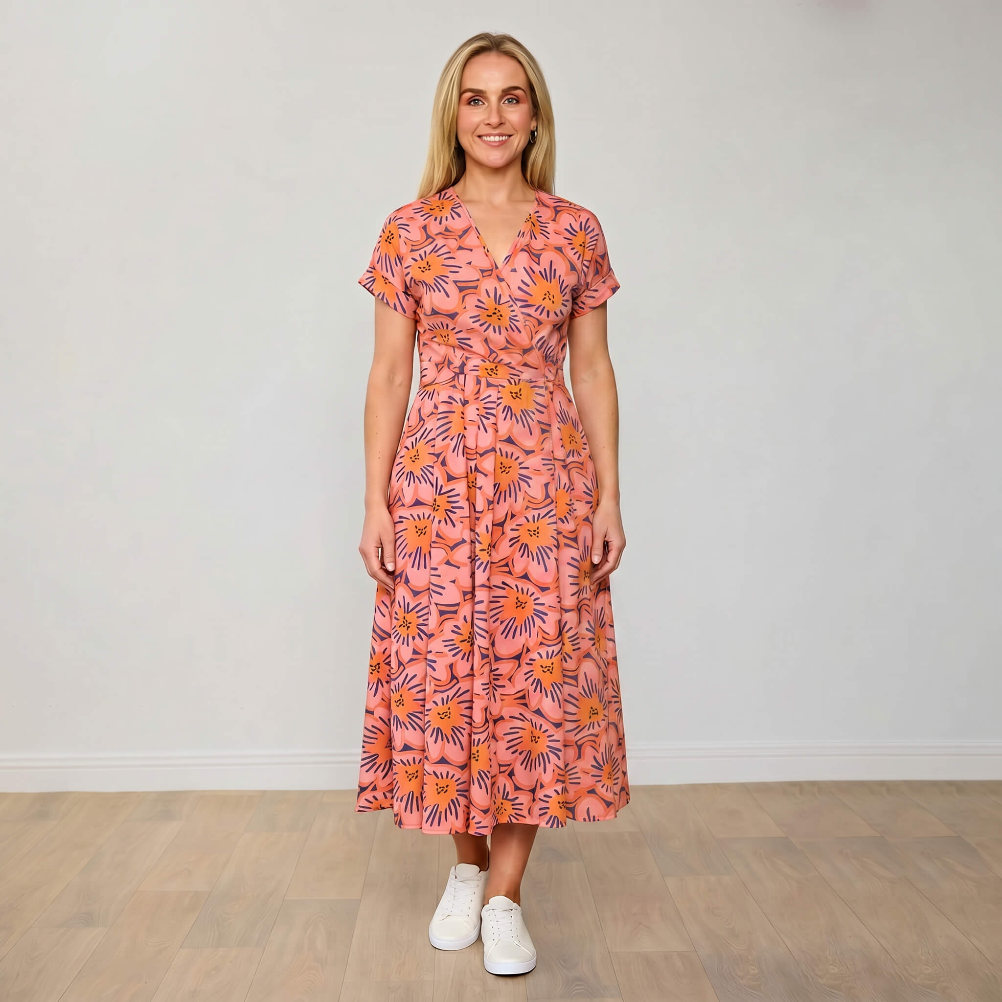 Kennedy Dress (Pastel Wild Flower)