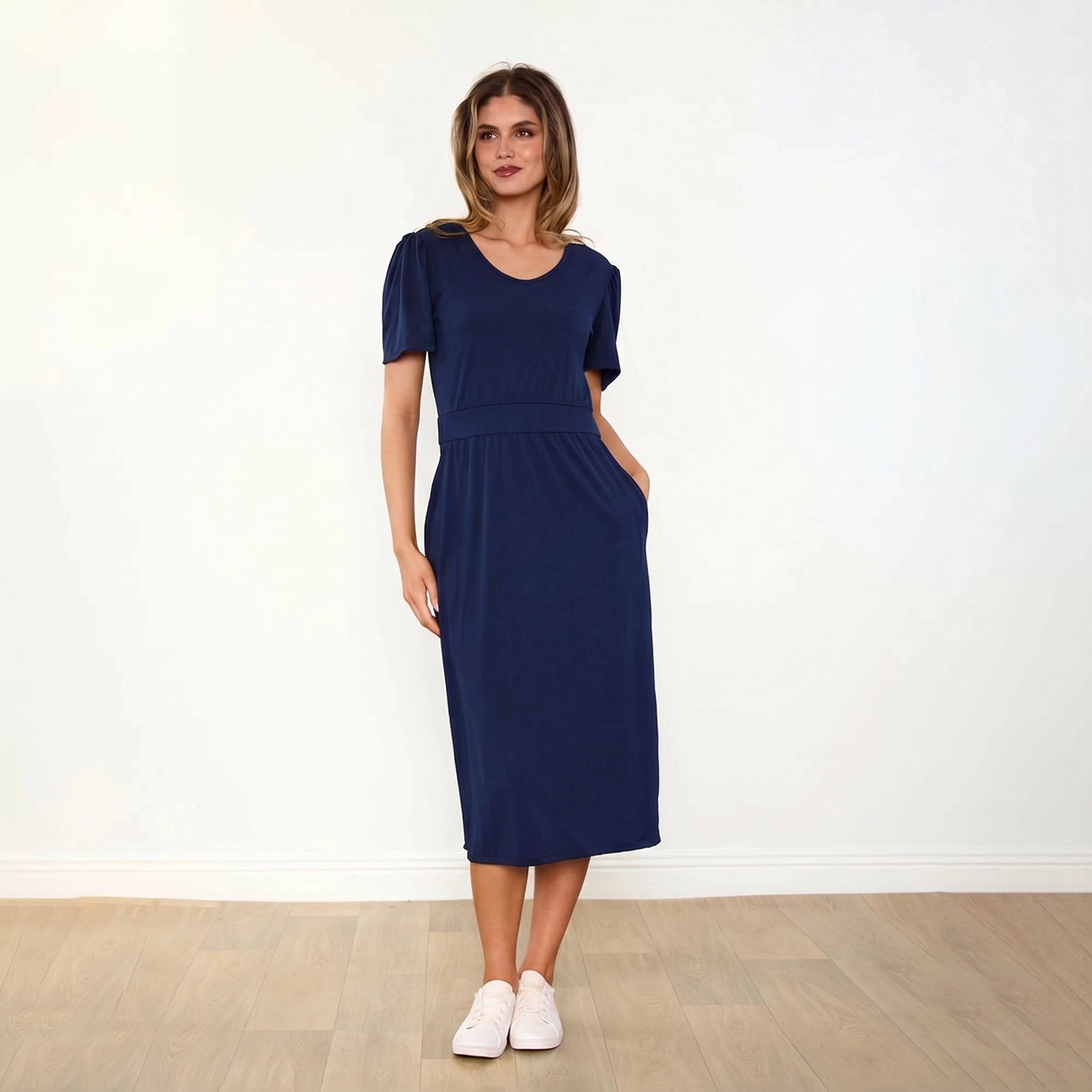 Lois Dress Navy