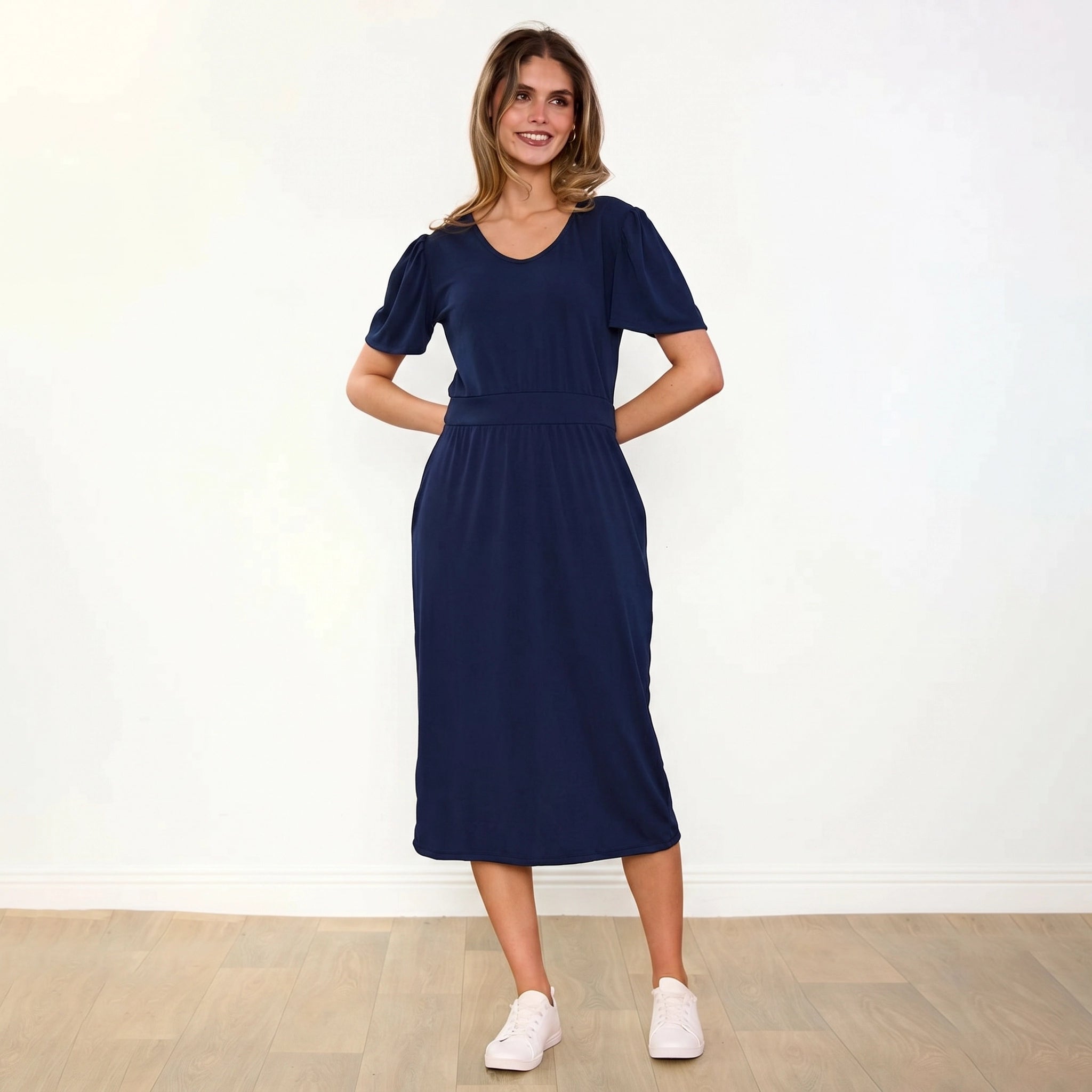 Lois Dress Navy