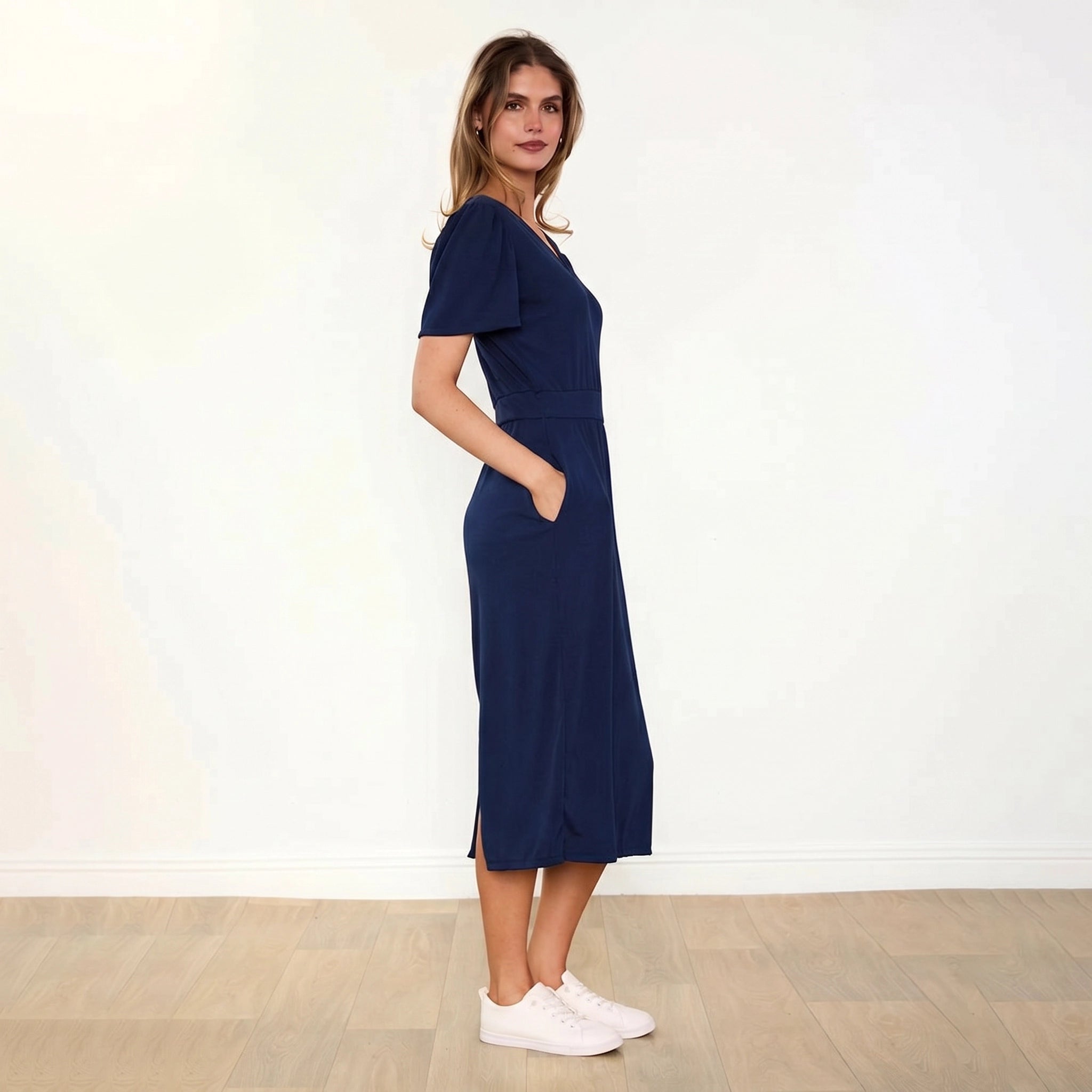 Lois Dress Navy
