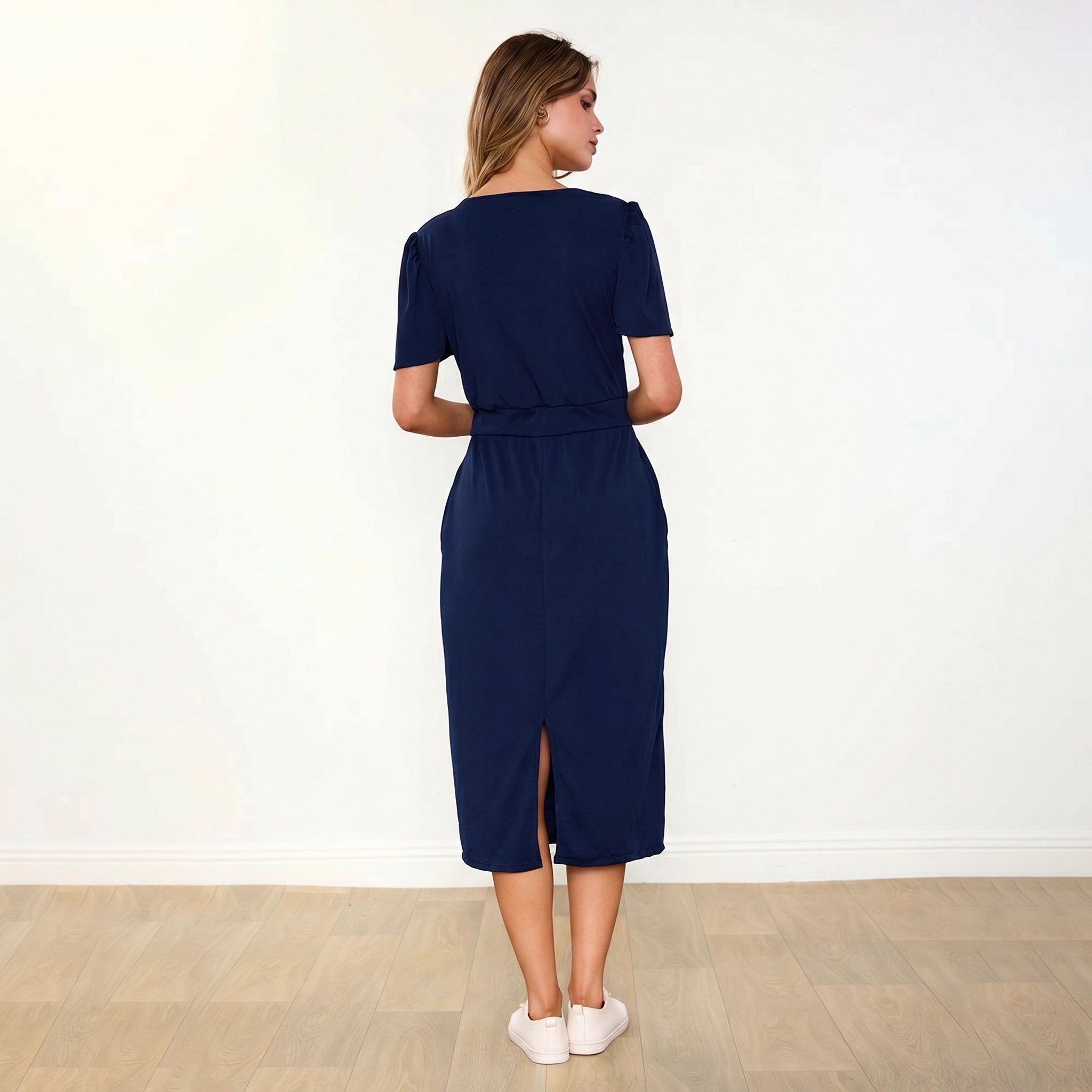 Lois Dress Navy
