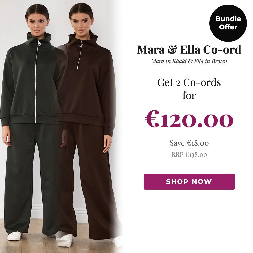 Mara & Ella Co-ord Khaki & Brown Bundle Offer, 2 for €120