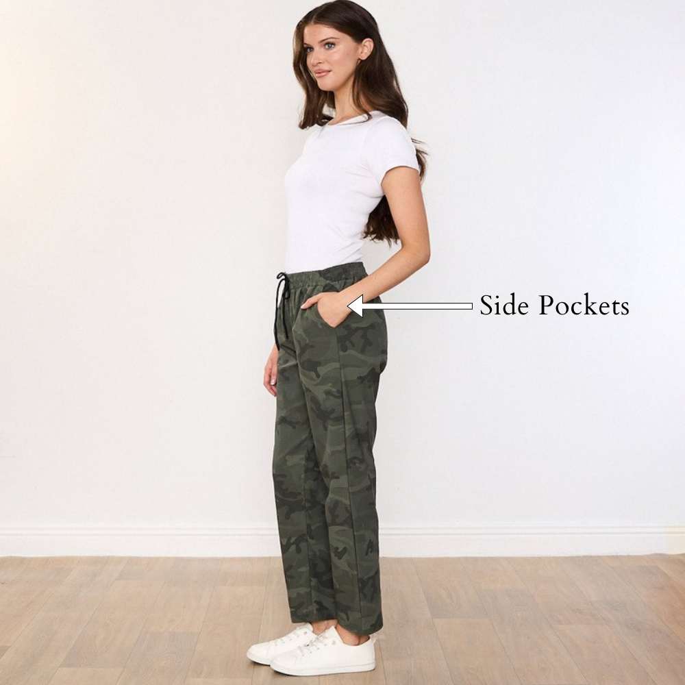 Stella Jogger (Army) - Side Pockets