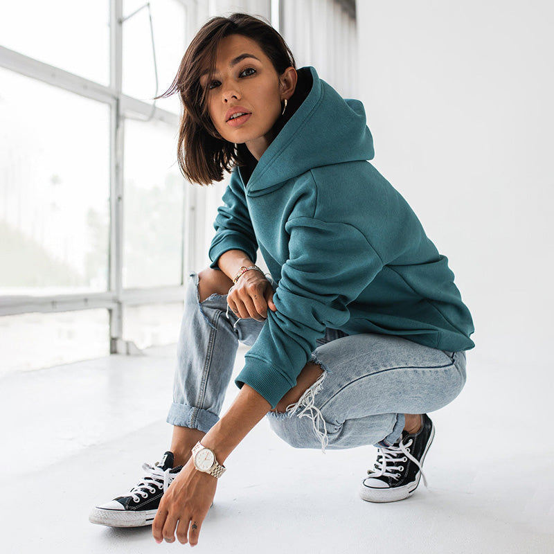 Ellie Oversized Hoody (Teal)