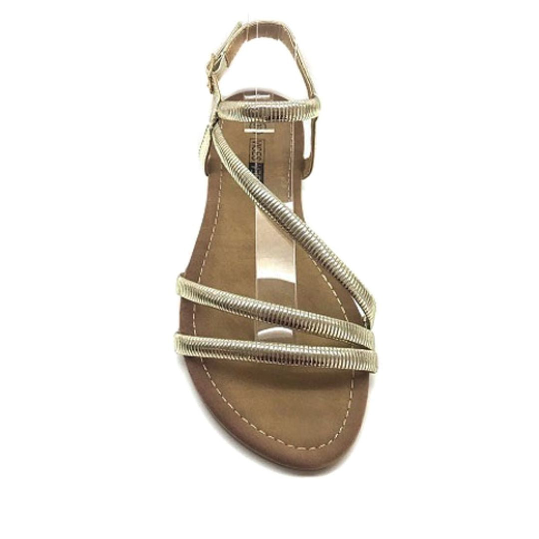 Annu Sandal (Gold) - The Casual Company
