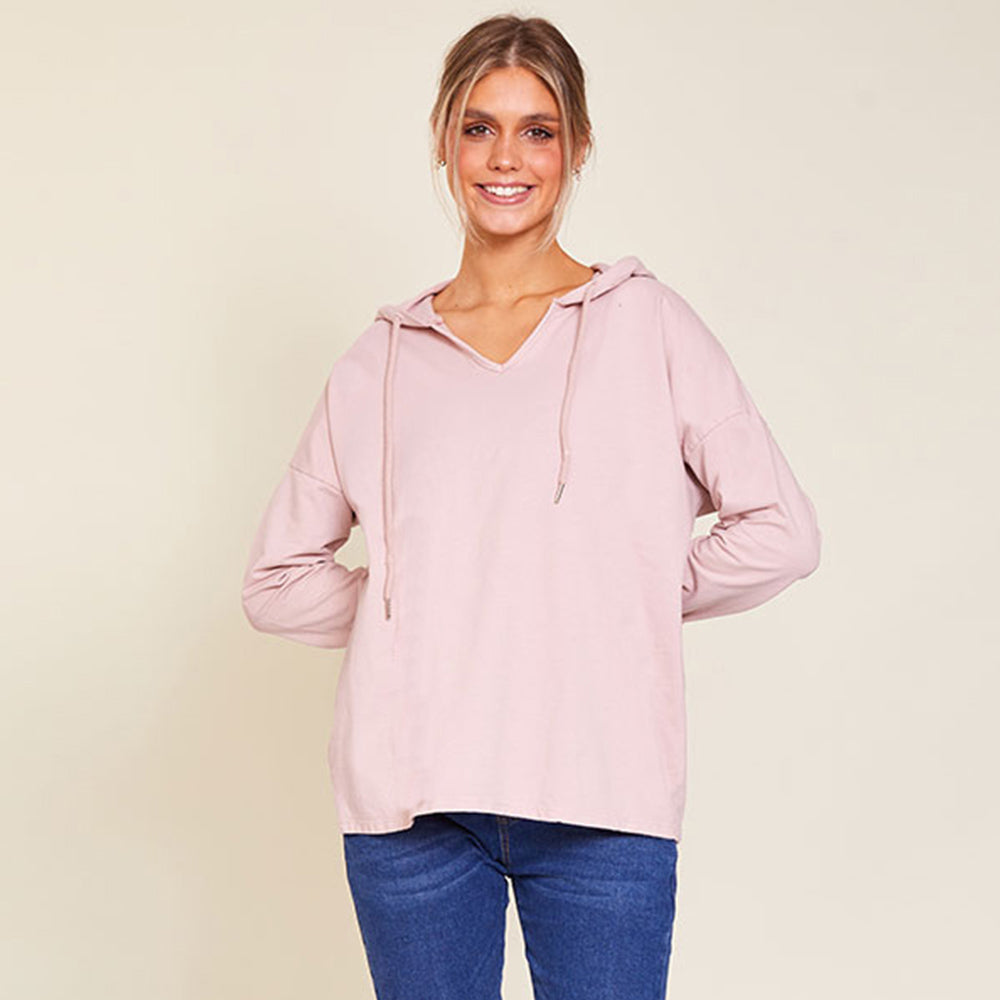 Barker Hoody (Pearl Pink) - The Casual Company
