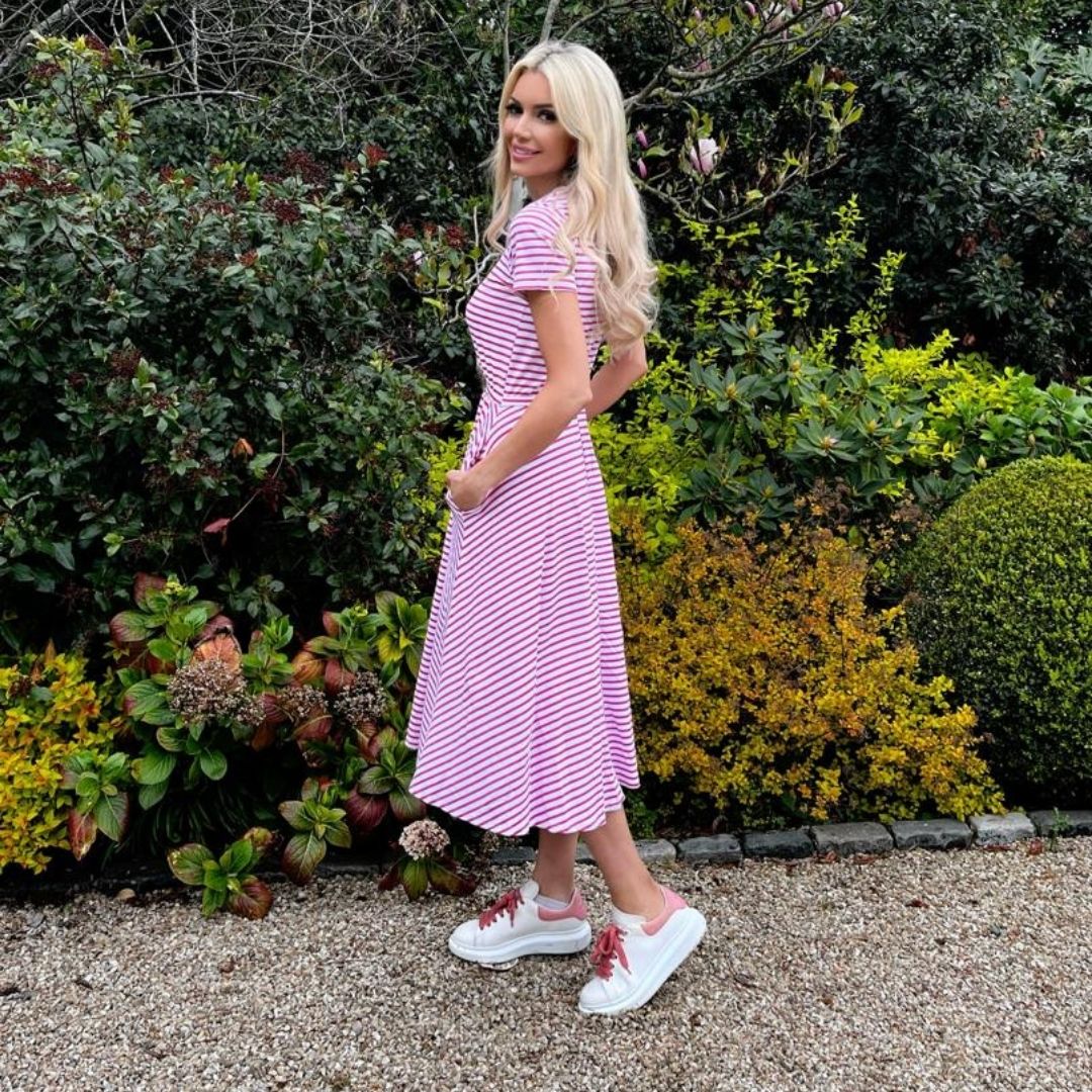 Piper Dress (Pink Stripe)