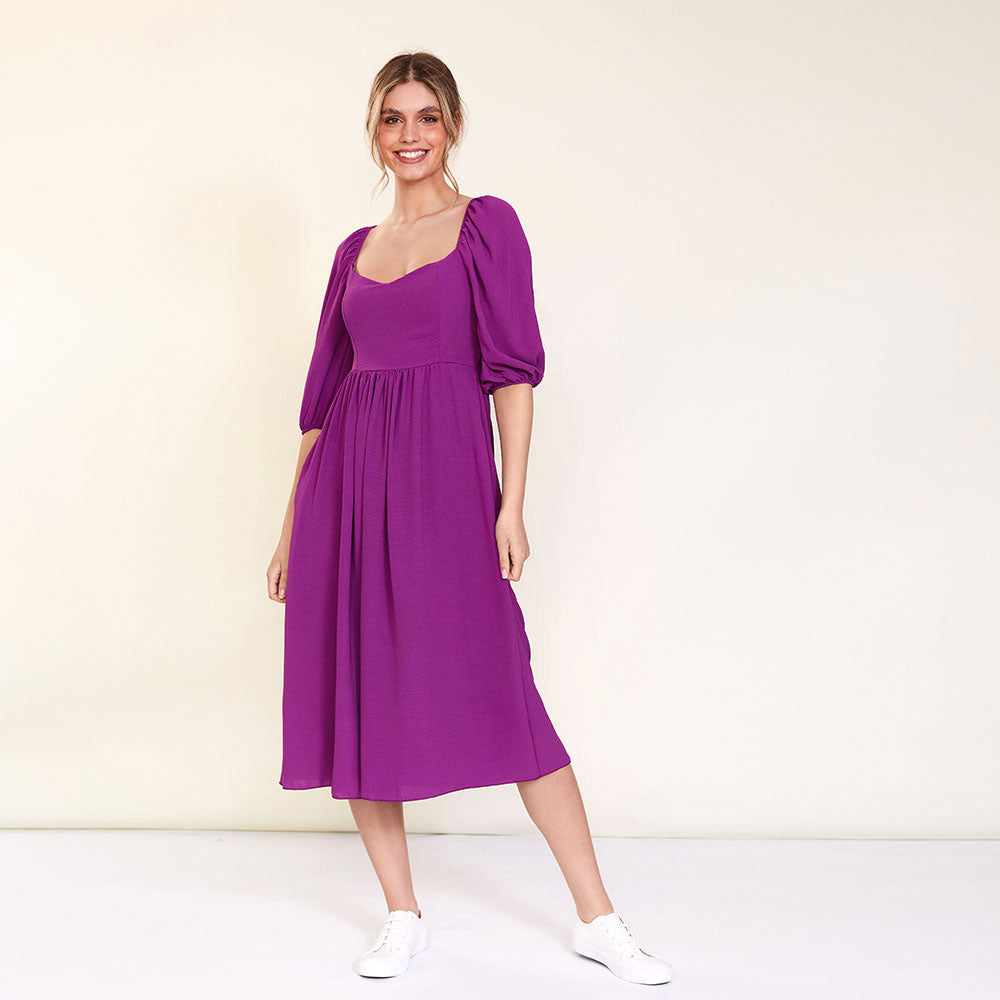 Kadie Dress (Berry)