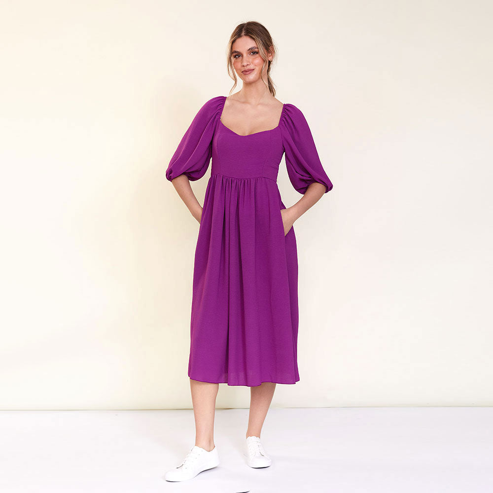 Kadie Dress (Berry)