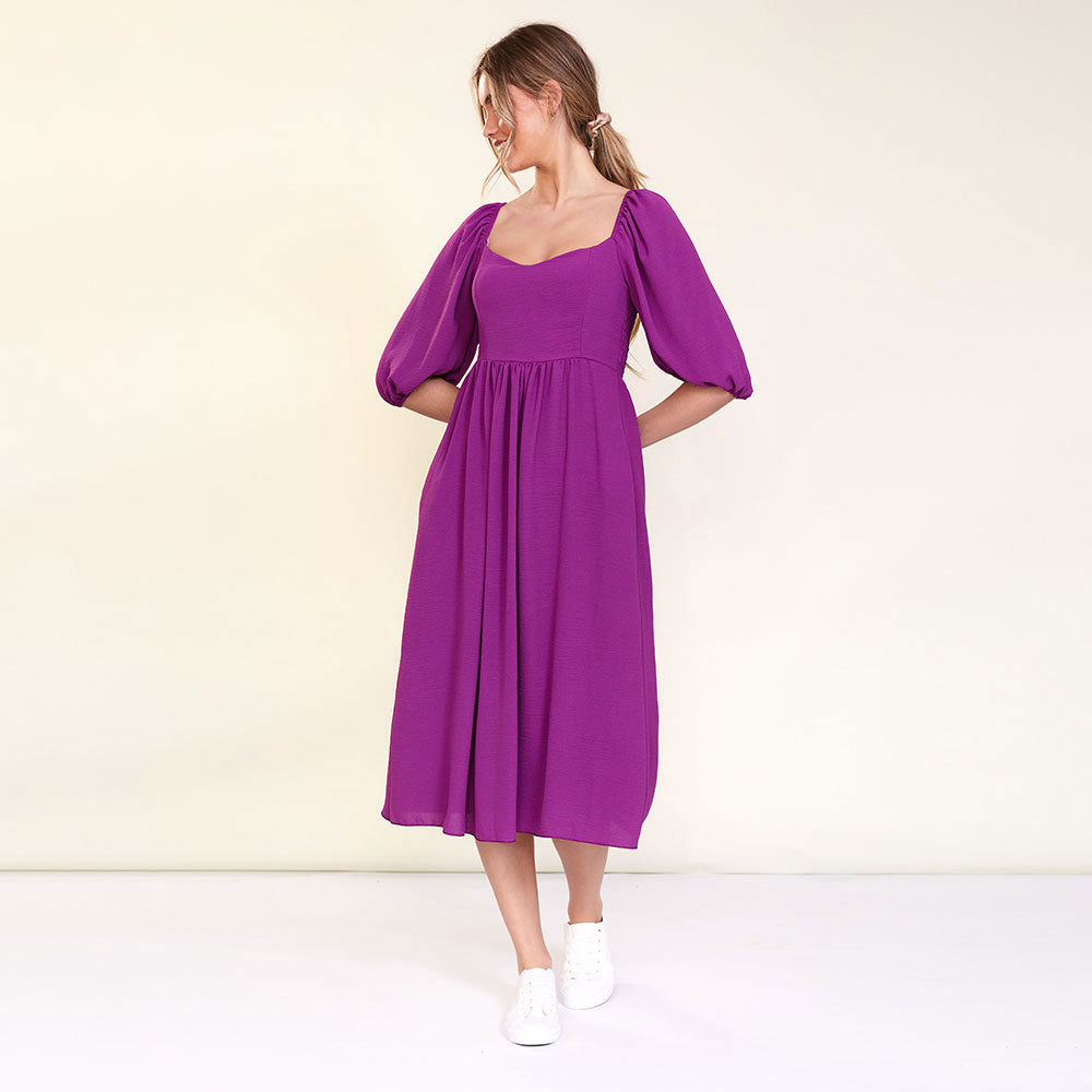 Kadie Dress (Berry)