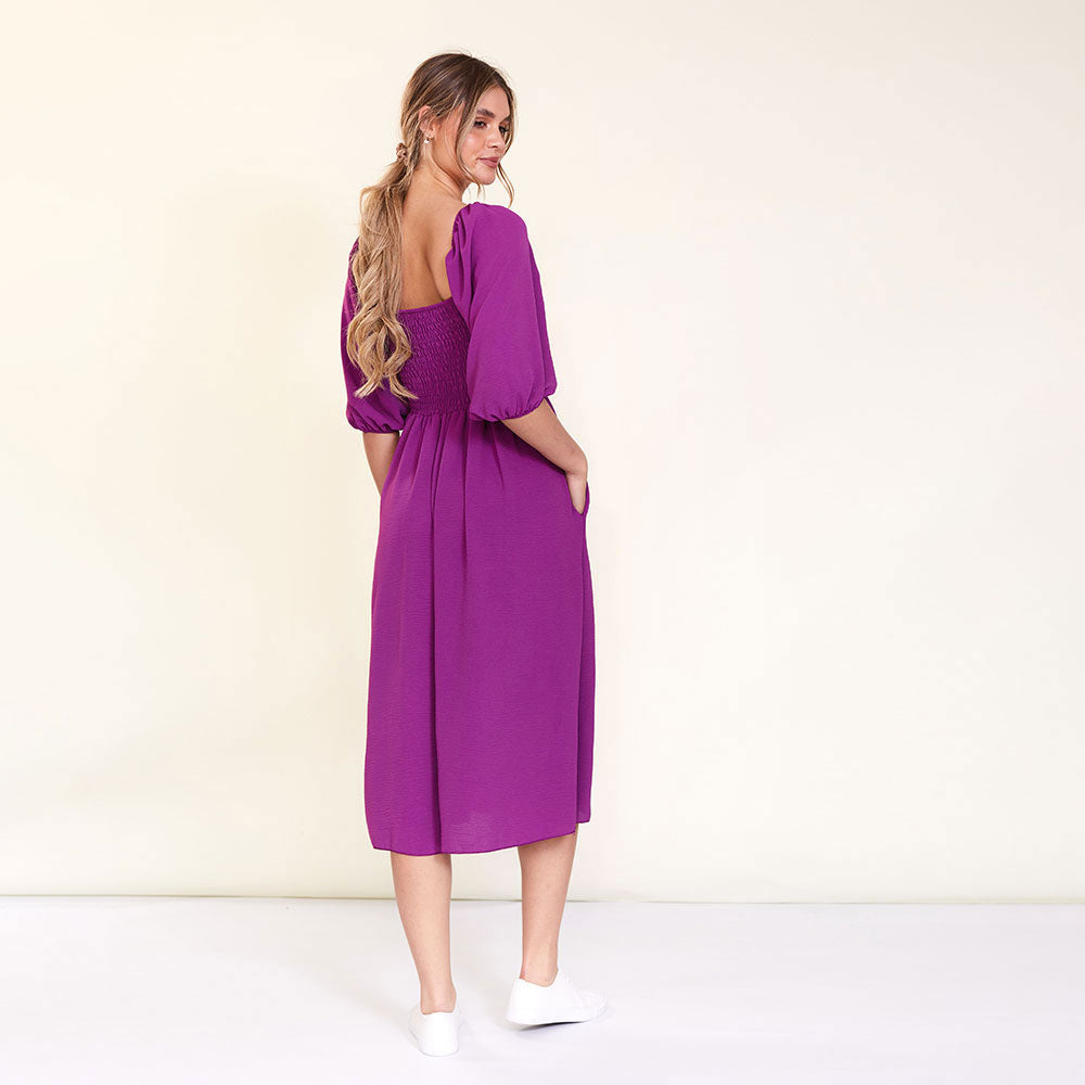 Kadie Dress (Berry)