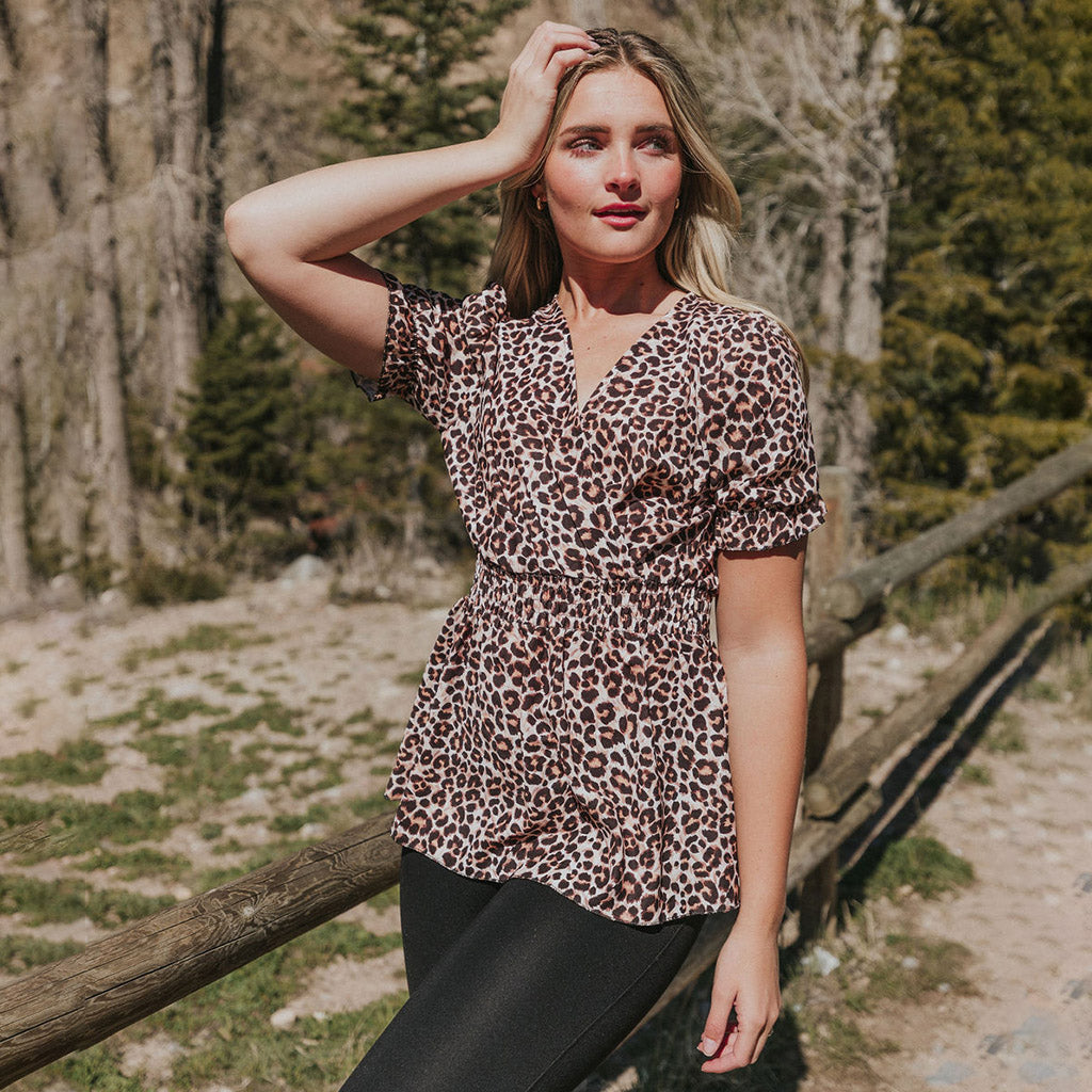 Belle Top (Leopard) - The Casual Company