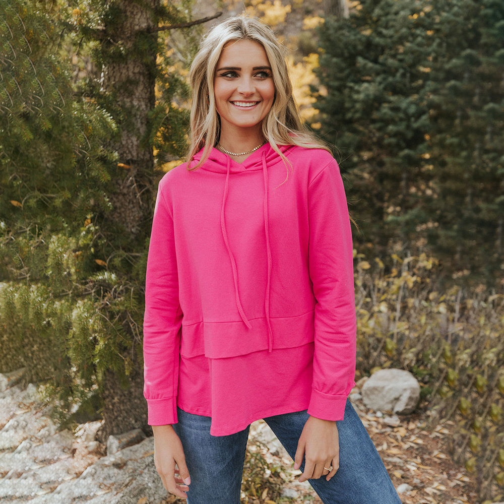 Aria Hoody (Pink) - The Casual Company