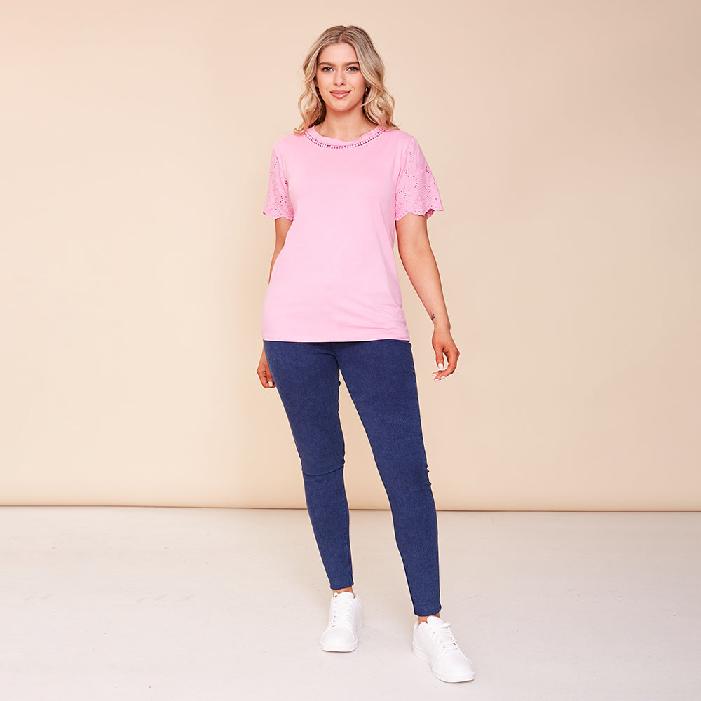 Becca T-Shirt (Pink) - The Casual Company