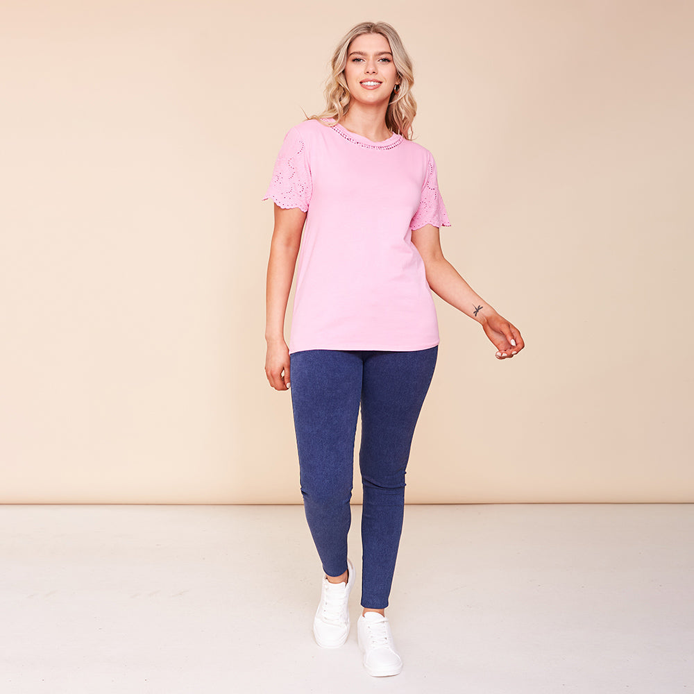 Becca T-Shirt (Pink) - The Casual Company