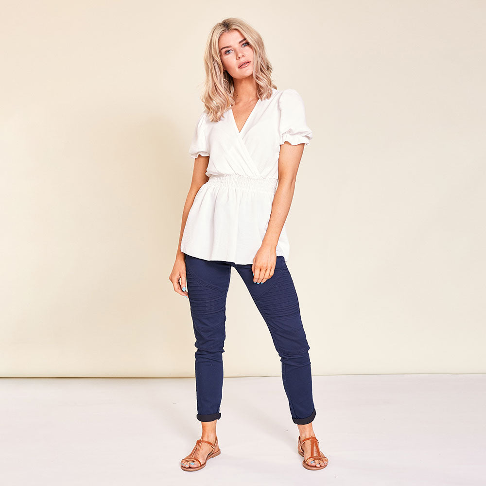 Belle Top (White) - The Casual Company