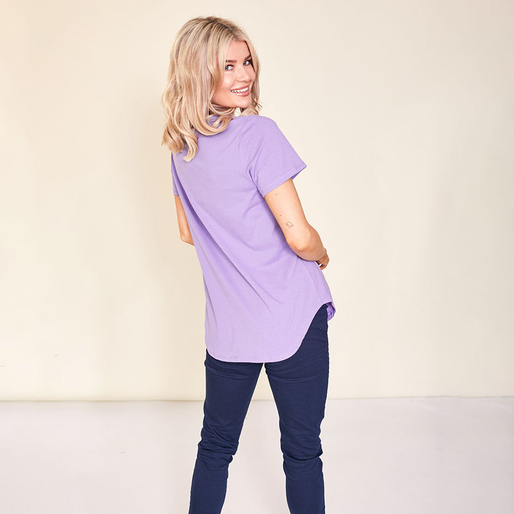 Amy Top (Lilac) - The Casual Company