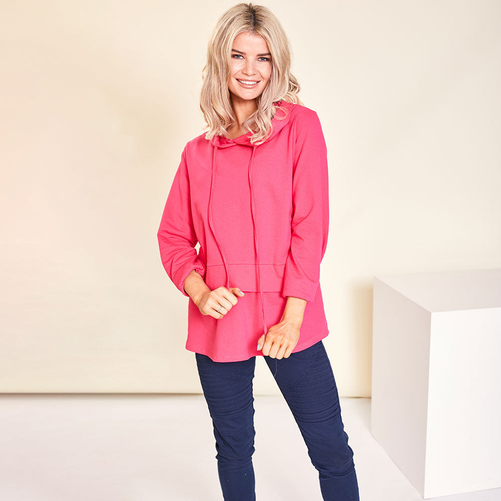 Aria Hoody (Pink) - The Casual Company