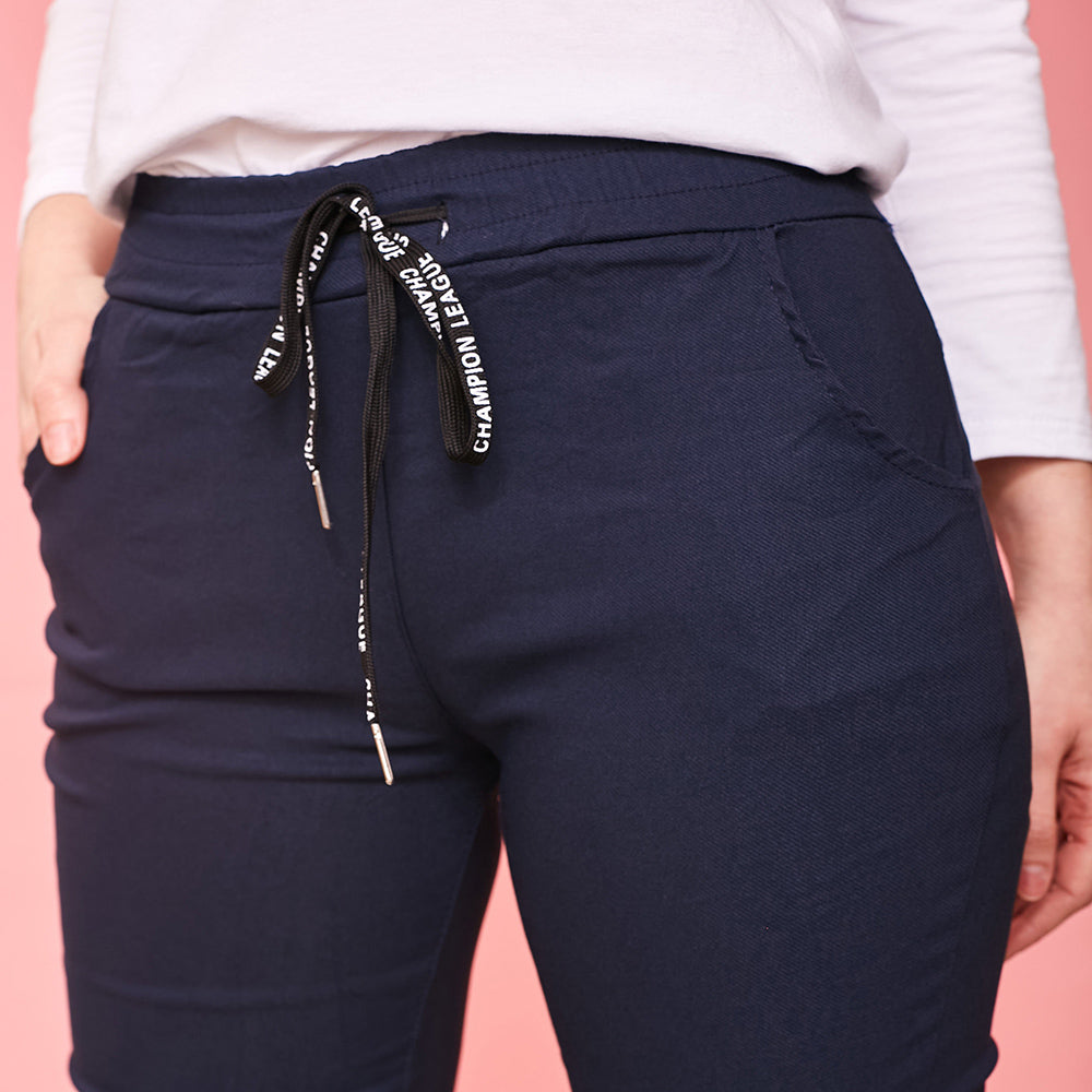 Riona Stretch Trousers (Navy)