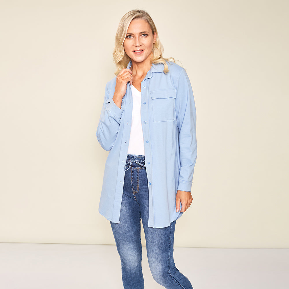 Bailey Shirt (Blue) - The Casual Company